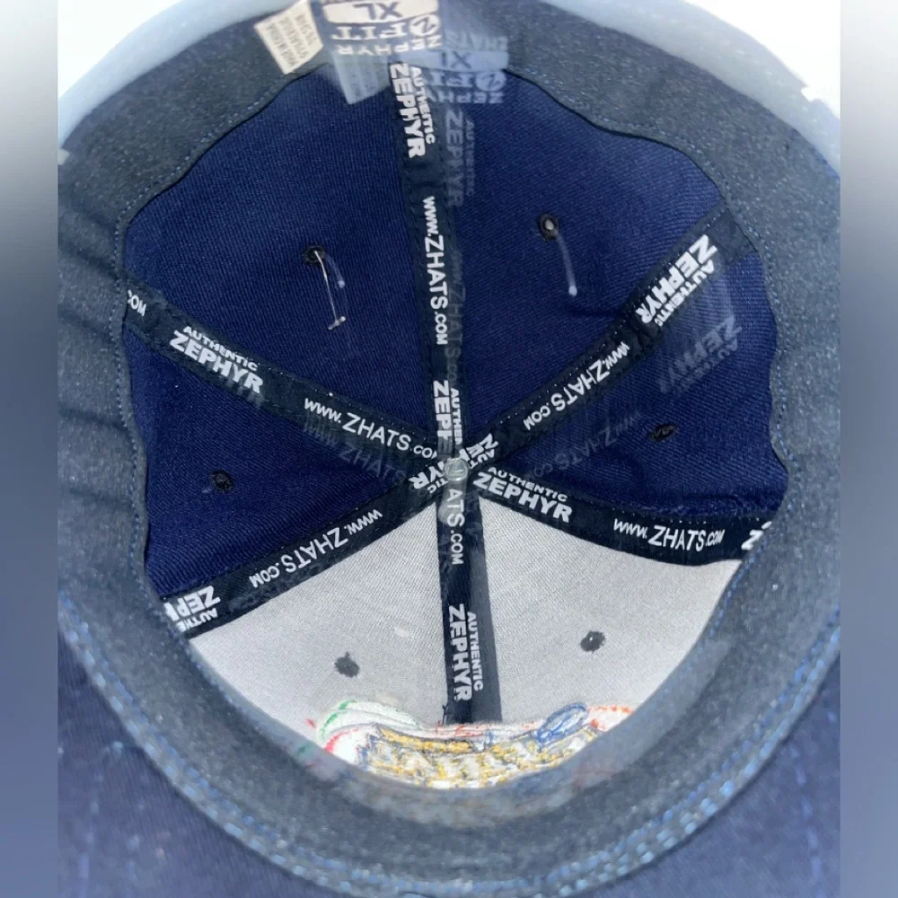NCAA 2007 Final Four Atlanta Navy‎ Zephyr Flex Fit Cap XL